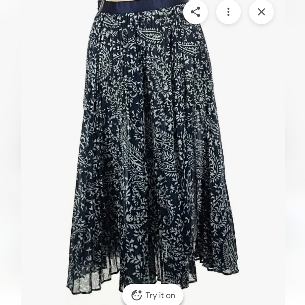 Anthropologie Pleated Skirt
